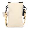 Crossbody Beutel mit Paracord Gurt Beige | Digital Transferdruck | Fach | 50 mm x 70 mm