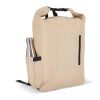 R-PET 600D Rolltop-Rucksack 20L Ecru | ohne Werbeanbringung | Nicht verfügbar | Nicht verfügbar
