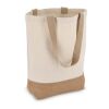 Baumwoll-Jute Tragetasche OEKO-TEX® 41 x 13 x 41cm 320g/m² Ecru