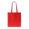 Tasche Bio-Baumwolle Farbe lang 140g/m² 38x42 cm Rot / Weiß | ohne Werbeanbringung | Nicht verfügbar | Nicht verfügbar