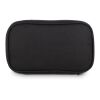 rPET 300D Kora Organizer-Tasche Schwarz | ohne Werbeanbringung | Nicht verfügbar | Nicht verfügbar