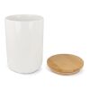 Vorratsdose Keramik & Bambus 900ml Weiss | ohne Werbeanbringung | Nicht verfügbar | Nicht verfügbar | Nicht verfügbar
