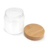 Kanister Glas & Bambus 600ml Transparent | ohne Werbeanbringung | Nicht verfügbar | Nicht verfügbar | Nicht verfügbar