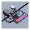 Nova Powerbank 22,5 W Power Delivery mit integrierten Kabeln 10.000 mAh Dunkelgrau | Digitaldruck | Oberseite | 45 mm x 35 mm