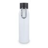 Karabiner mattierte Isolierflasche 600 ml Weiss | ohne Werbeanbringung | Nicht verfügbar | Nicht verfügbar