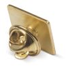 Metall Pin, quadratisch 15x15mm Gold | ohne Werbeanbringung | Nicht verfügbar | Nicht verfügbar | Nicht verfügbar