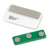 Namensschild mit Magnet 50x30mm Weiss