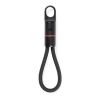 Nordic Drift Everest USB-C 60W-Schnellladekabel m. Karabiner schwarz