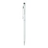 Sleek Stylus Kugelschreiber weiss | 1-farbiger Siebdruck | Schaft-Clipverlängerung | 15.00 mm x 38.00 mm