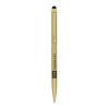 Sleek Stylus Executive Kugelschreiber gold | 1-farbiger Siebdruck | Kappe-gegenüber vom Clip | 10.00 mm x 24.00 mm