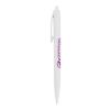 BIC® Basic Kugelschreiber weiß | 1-farbiger Siebdruck | Schaft-Clipverlängerung | 24.00 mm x 40.00 mm