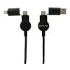 Oakland RCS rKunststoff 1,2m 6-in-1 Fast-Charging 45W Kabel schwarz | ohne Werbeanbringung | Nicht verfügbar | Nicht verfügbar