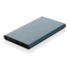 4.000mAh Type-C Powerbank aus RCS recyeltem ABS & Aluminium blau | ohne Werbeanbringung | Nicht verfügbar | Nicht verfügbar