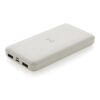 Wireless Powerbank aus RCS Standard recyceltem Kunststoff weiß | ohne Werbeanbringung | Nicht verfügbar | Nicht verfügbar