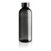 Auslaufsichere Trinkflasche mit Metalldeckel schwarz