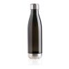 Auslaufsichere Trinkflasche mit Stainless-Steel-Deckel schwarz | ohne Werbeanbringung | Nicht verfügbar | Nicht verfügbar