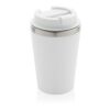 Java 350ml doppelwandiger Becher aus RCS recyceltem PP weiss | ohne Werbeanbringung | Nicht verfügbar | Nicht verfügbar