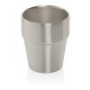 Clark Doppelwandige RCS Kaffeetasse 300ml silber | ohne Werbeanbringung | Nicht verfügbar | Nicht verfügbar