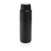 Thermocup RCS – recycelte Thermosflasche mit Becher, 500ml schwarz