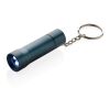 Flash Schlüsselanhänger-Taschenlampe aus RCS rec. Aluminium blau | ohne Werbeanbringung | Nicht verfügbar | Nicht verfügbar