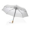 21" Impact AWARE™ RPET 190T Bambus-Schirm autom. open/close weiß | ohne Werbeanbringung | Nicht verfügbar | Nicht verfügbar