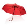 21" Impact AWARE™ RPET 190T Bambus-Schirm autom. open/close rot | ohne Werbeanbringung | Nicht verfügbar | Nicht verfügbar