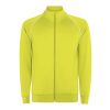 Valier Herren Sweatshirt mit durchgehendem Reißverschluss Fluor Yellow | XL