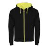 Fuji Kaputzensweatjacke Unisex Standard | schwarz-Fluor Yellow | roly- | ohne Werbeanbringung | Nicht verfügbar | Nicht verfügbar | Nicht verfügbar