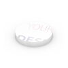 Haftnotizblock Form 72 × 72 mm formgestanzt 65 × 65 mm | ohne Werbeanbringung | 50.0 | Kreis