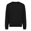IQONIQ Torla Rundhals-Pullover aus recycelter Baumwolle schwarz | 5XL