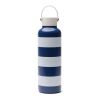 VINGA Lagoa Flasche aus RCS Stainless-Steel, 600ml marineblau-weiß | ohne Werbeanbringung | Nicht verfügbar | Nicht verfügbar
