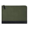 VINGA Marlow 16" Laptop Sleeve aus RCS recyceltem Polyester grün-schwarz