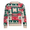 Weihnachtspullover S-M beige | ohne Werbeanbringung | Nicht verfügbar | Nicht verfügbar | Nicht verfügbar