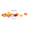 Minitüte 10 g American Style Jelly Beans weiß | ohne Werbeanbringung | Folie mit ca. 50% Papier
