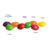 Minitüte 10 g Skittles Kaubonbons 4c Euroskala - Folie | Folie mit ca. 50% Papier
