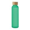 Glasflasche 500 ml gefrostet transparent grün | ohne Werbeanbringung | Nicht verfügbar | Nicht verfügbar | Nicht verfügbar
