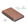 DIN A5 Notizbuch GROWBOOK™ braun | ohne Werbeanbringung | Nicht verfügbar | Nicht verfügbar