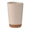 Doppelwandiger Becher 300 ml beige | ohne Werbeanbringung | Nicht verfügbar | Nicht verfügbar