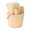 Bade-Set holzfarben