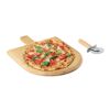 Pizza-Set Bambus holzfarben | ohne Werbeanbringung | Nicht verfügbar | Nicht verfügbar