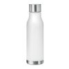 Trinkflasche RPET 600ml transparent weiß | ohne Werbeanbringung | Nicht verfügbar | Nicht verfügbar