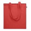 Einkaufstasche aus Biobaumwolle rot | ohne Werbeanbringung | Nicht verfügbar | Nicht verfügbar | Nicht verfügbar