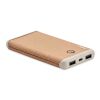 Powerbank mit Ladestation Gehäuse aus ABS beige | ohne Werbeanbringung | Nicht verfügbar | Nicht verfügbar