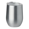 Doppelwandiger Trinkbecher 350 ml mattsilber | ohne Werbeanbringung | Nicht verfügbar | Nicht verfügbar | Nicht verfügbar