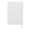 DIN A5 Notizbuch 600D RPET weiß | ohne Werbeanbringung | Nicht verfügbar | Nicht verfügbar | Nicht verfügbar