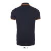 PASADENA Herren Polo 200g Marineblau/Neonorange | L | ohne Werbeanbringung | Nicht verfügbar | Nicht verfügbar | Nicht verfügbar