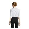 Effect Damen-Stretchbluse weiss | M