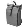 RPET-Polyester (600D) Rucksack mit Rollverschluss Evie Grau | ohne Werbeanbringung | Nicht verfügbar | Nicht verfügbar