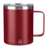 Doppelwandiger Becher aus Edelstahl (300 ml) Renate dunkelrot | ohne Werbeanbringung | Nicht verfügbar | Nicht verfügbar