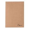 Cork-Line Notizbuch aus Kork und Leinen und Kugelschreiber aus Weizenstroh Kenzo Braun | ohne Werbeanbringung | Nicht verfügbar | Nicht verfügbar